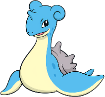 Lapras surfing